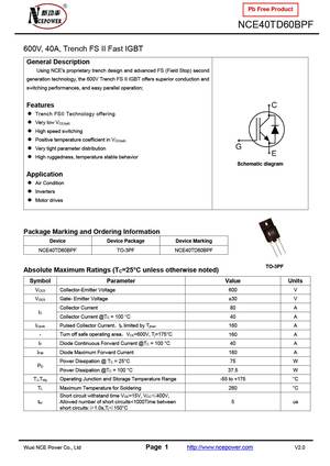 NCE40TD60BPF
