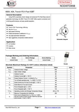 NCE40TH60BPF
