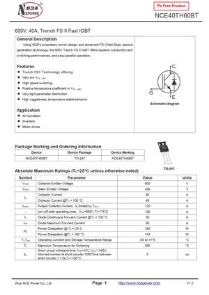 NCE40TH60BPF
