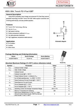 NCE60TD65BT4
