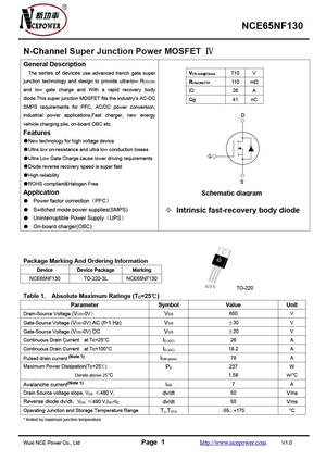 NCE65NF130T
