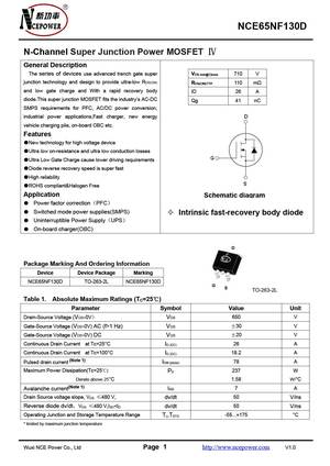 NCE65NF130D
