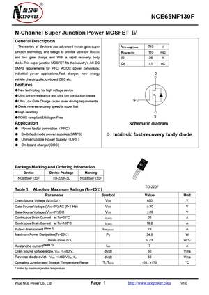 NCE65NF130T
