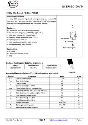 NCE75ED120VTP
