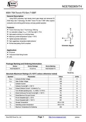 NCE75ED65VT4
