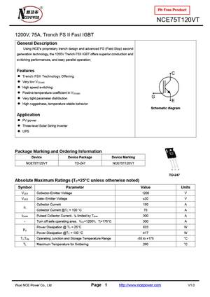 NCE75T120VT

