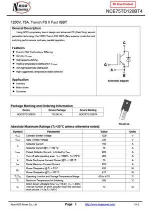 NCE75TD120BT
