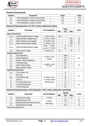 NCE75TD120WT
