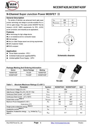 NCE80T420F
