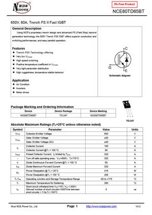 NCE80TD65BT4
