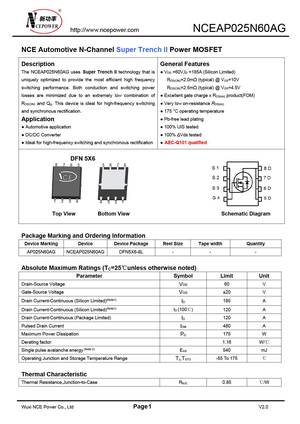 NCEAP25N10AK
