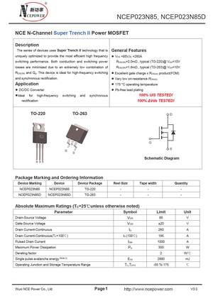 NCEP023NH85AGU
