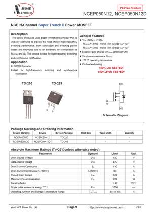 NCEP050N12AGU
