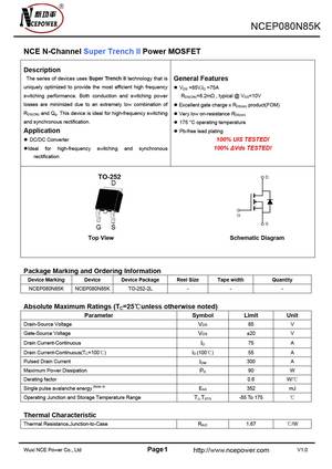 NCEP085N10AS
