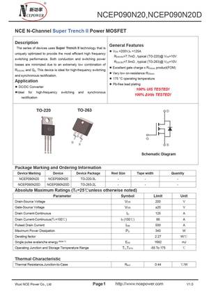 NCEP095N10AG
