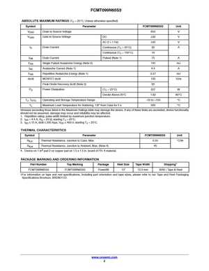 FCMT099N65S3
