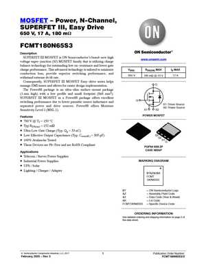 FCMT199N60
