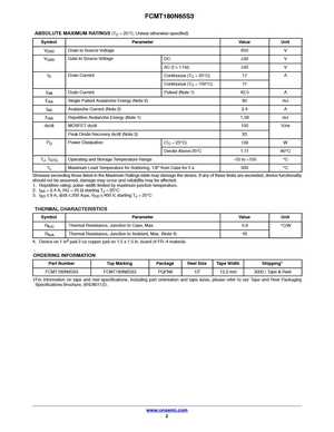 FCMT199N60
