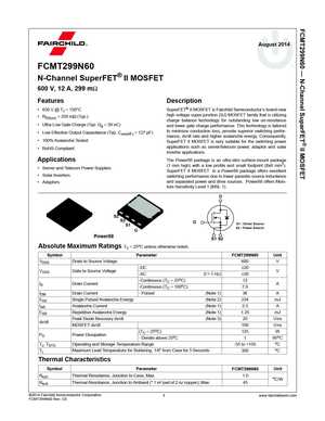 FCMT299N60
