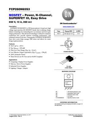 FCP260N60E