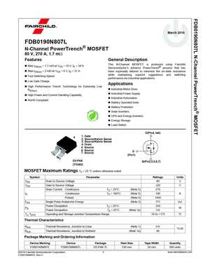 FDB0190N807L
