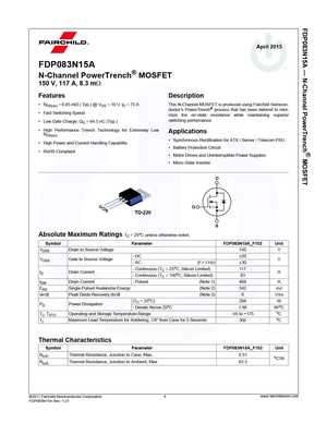 FDP083N15AF102
