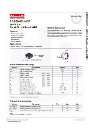 FGB5N60UNDF
