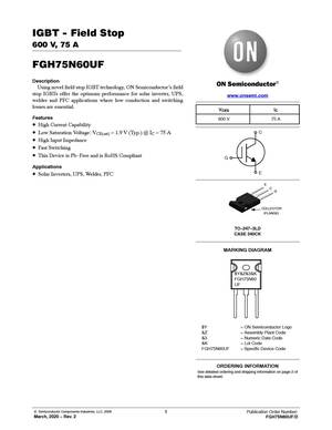 FGH75N60UF