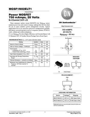 MGSF1N02ELT1
