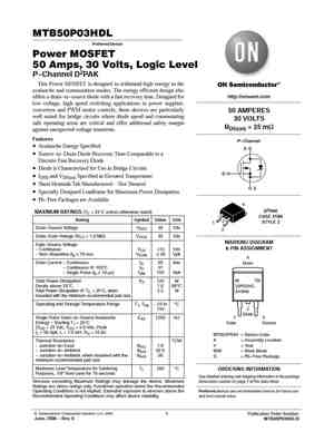 MTB50P03HDLT4
