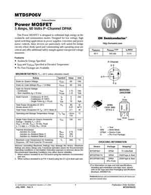 MTD5P06VT4G
