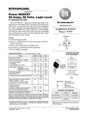 MTP50P03HDL
