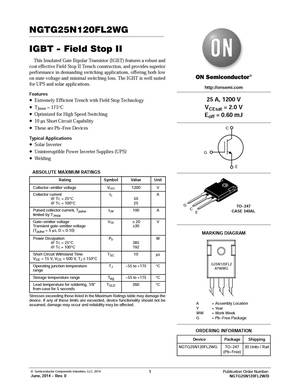 NGTG25N120FL2
