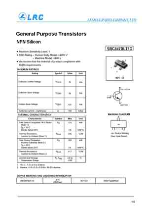 SBC847BDW1T3G
