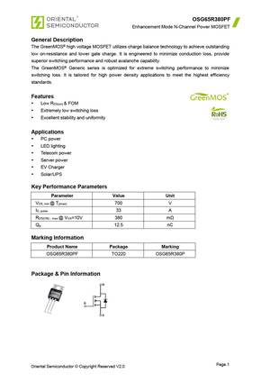 OSG65R385DTF
