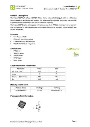 OSG65R460FZF-NB