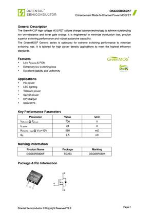 OSG65R580KT3F
