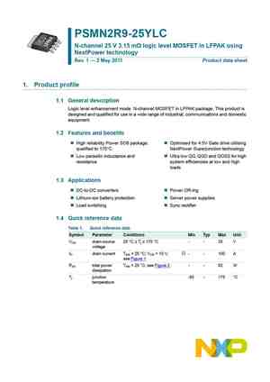 PSMN2R9-30MLC