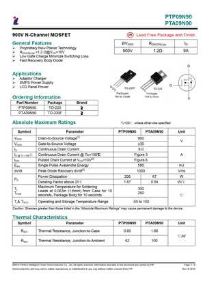 PTA09N50
