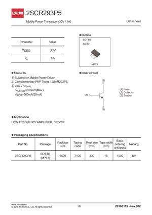 2SCR293PFRA
