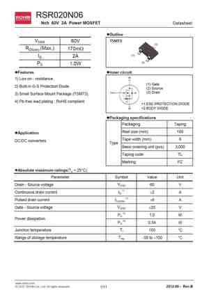 RSR020P05FRA
