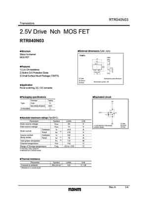RTR040N03TL
