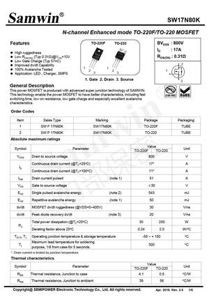 SWF17N50D
