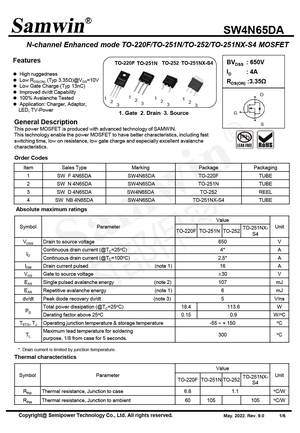 SWN4N65K2