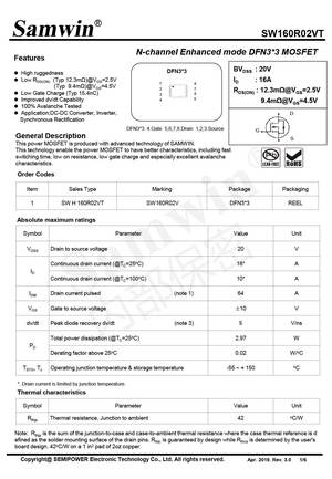 SWH160R02VT
