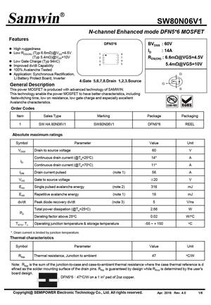 SWHA80N06V1
