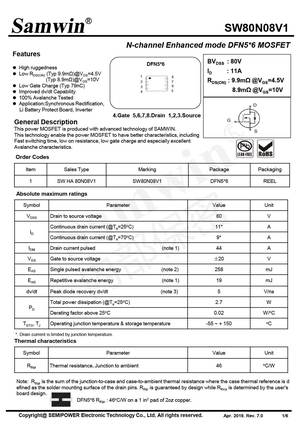 SWHA80N06V1
