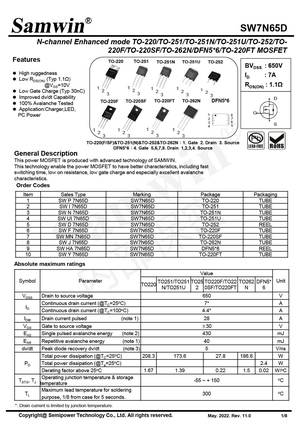 SWUI7N65D
