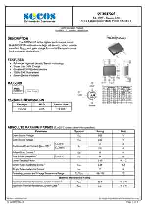 SSD04N65
