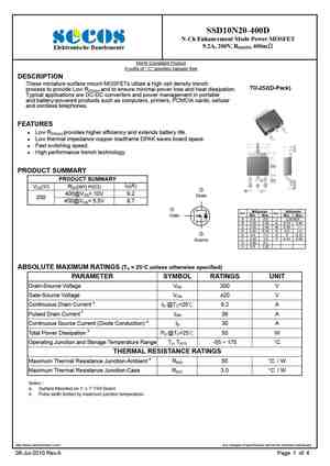 SSD10N20-400D
